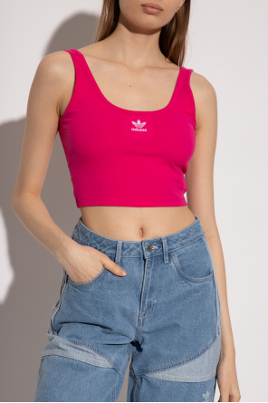 adidas student brand ambassador 2018 price list VbjdevelopmentsShops Colombia Pink Cropped top with logo ADIDAS Originals